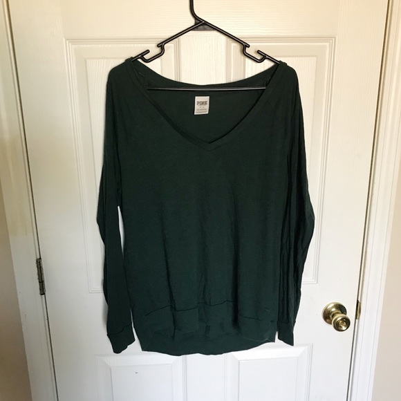 Victoria's Secret Tops - Forrest green slouchy fit top